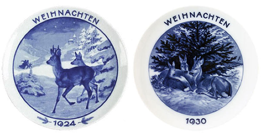 Рождественские тарелки, Кернер, Rosenthal Рождественские тарелки, Кернер, Rosenthal